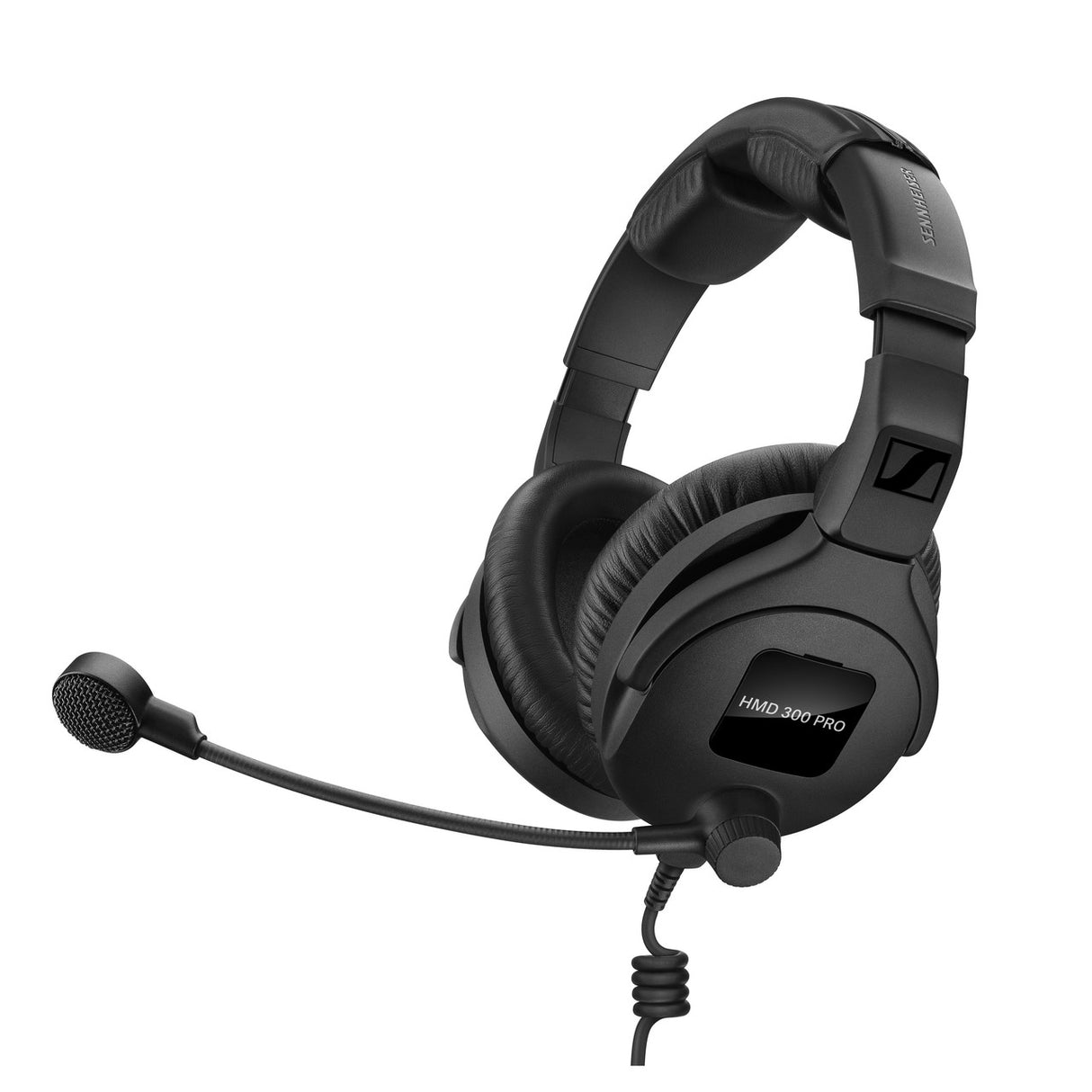 Sennheiser HMD 300 XQ-2 Broadcast Headset with Cable, Dual Sided