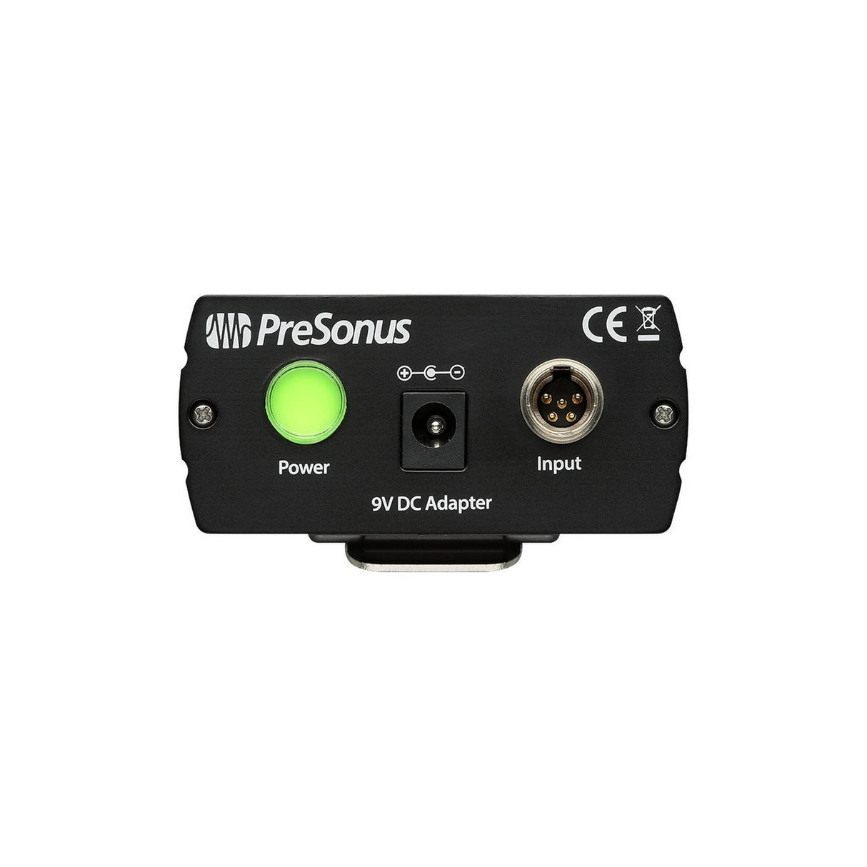 PreSonus HP2 | Pan Control Knob 1/8 Inch Phone Output Battery Powered Stereo Mono Personal Belt Clip On Headphone Amplifier