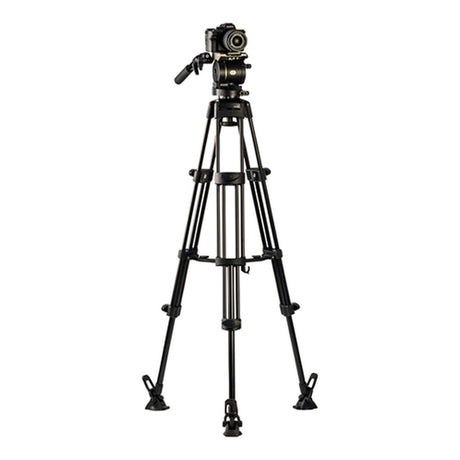 Libec HS-150 Dual Head Tripod System with Floor Spreader