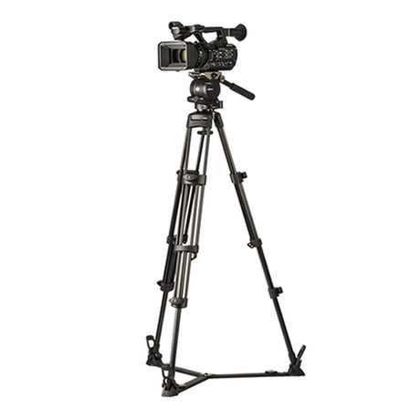 Libec HS-250 Dual Head Tripod System with Floor Spreader