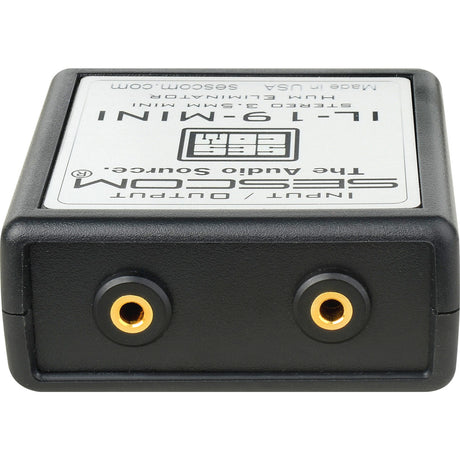 Sescom IL-19-MINI Hum Eliminator 3.5mm Stereo Mini I/O