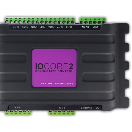 Visual Productions IoCore2 GPI+GPO Interface with RS-232 and DMX