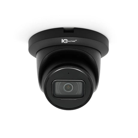 IC Realtime IPEL-E80F-IRB2 8MP IP Indoor/Outdoor Mid-Size Eyeball Dome Camera, Black