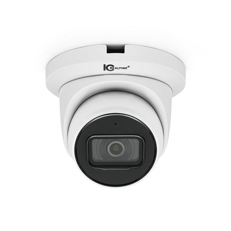 IC Realtime IPEL-E80F-IRW2 8MP IP Indoor/Outdoor Mid-Size Eyeball Dome Camera, White