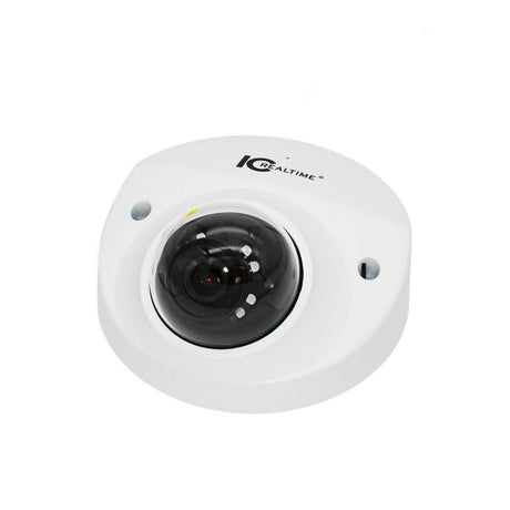 IC Realtime IPMX-W40F-IRW2 4MP IP Indoor/Outdoor Small Size Vandal Dome Camera, White