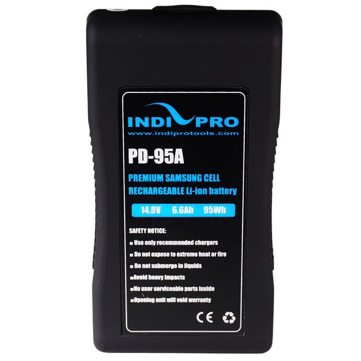 IndiPRO PD101A Compact 95Wh Gold-Mount Li-Ion Battery and D-Tap Pro Battery Charger Kit