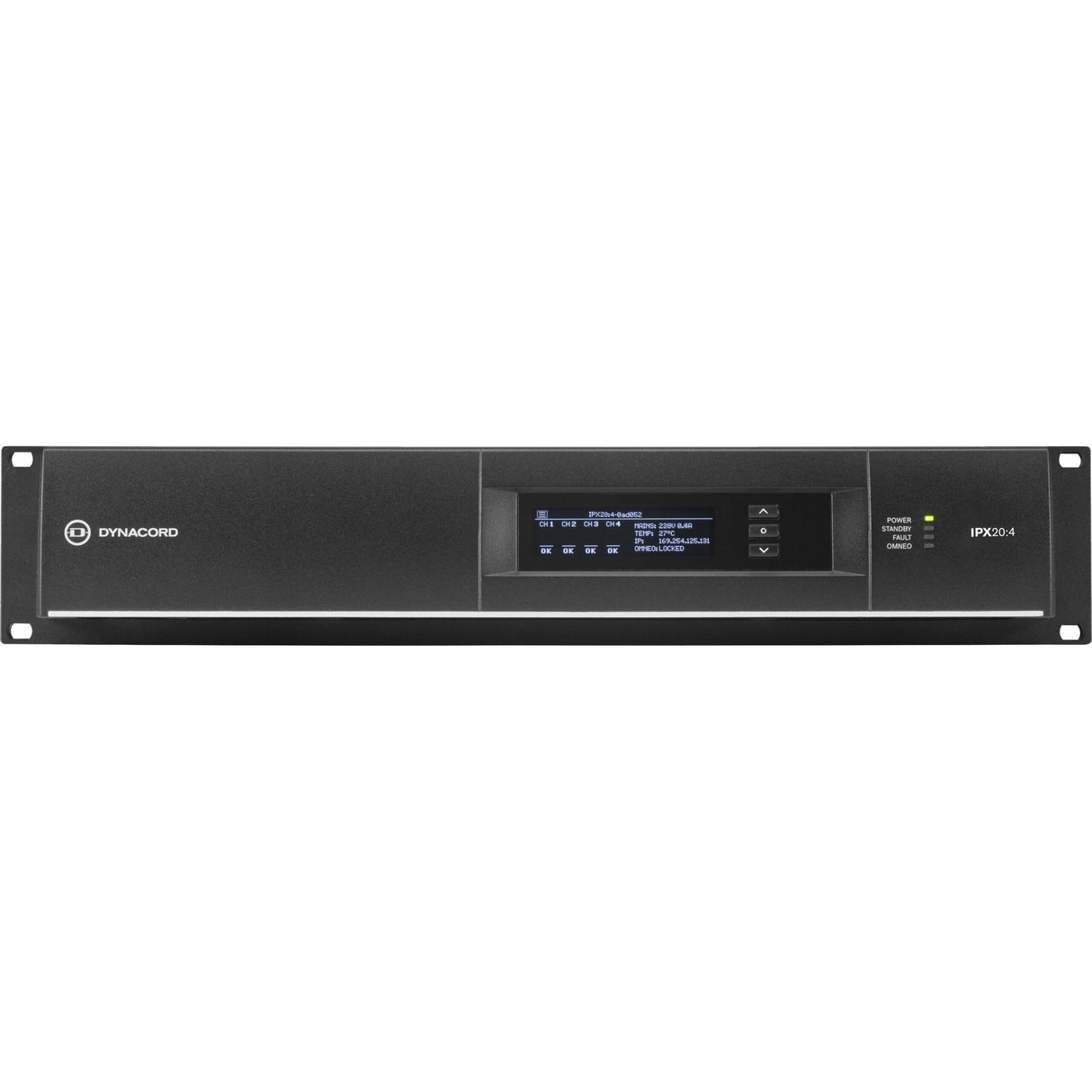 Dynacord IPX20:4 Multi-Channel Installation DSP Class-D Amplifier, 4 x 5000 Watts