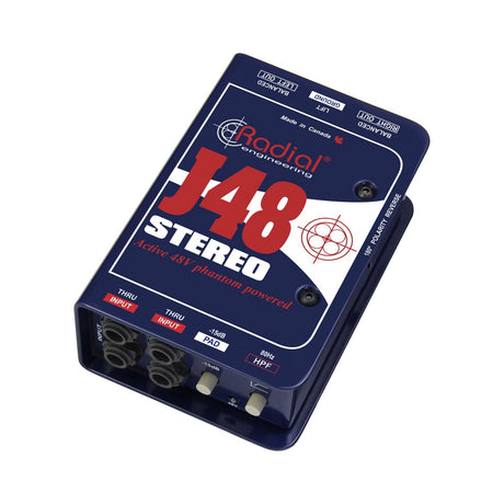 Radial J48 Stereo Phantom Powered Stereo Active Direct Box
