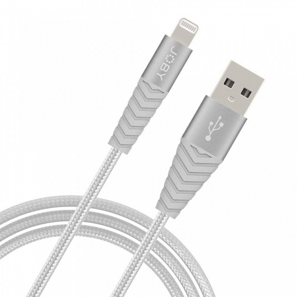 Joby JB01814 Charge and Sync Lightning Cable, 1.2-Meter, Silver