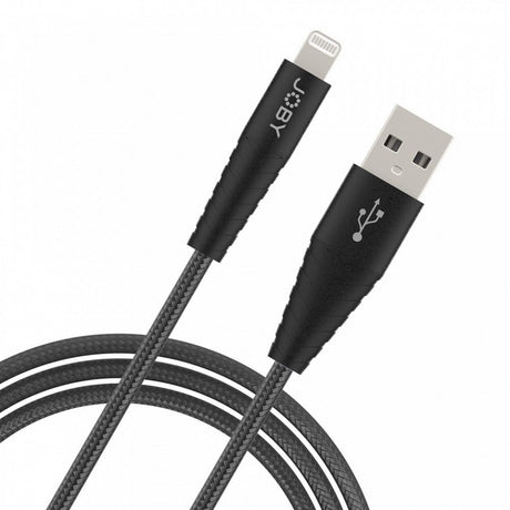 Joby JB01816 Charge and Sync Lightning Cable, 1.2-Meter, Black