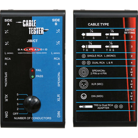Galaxy Audio JIB/CT | Jacks in the Box Cable Tester