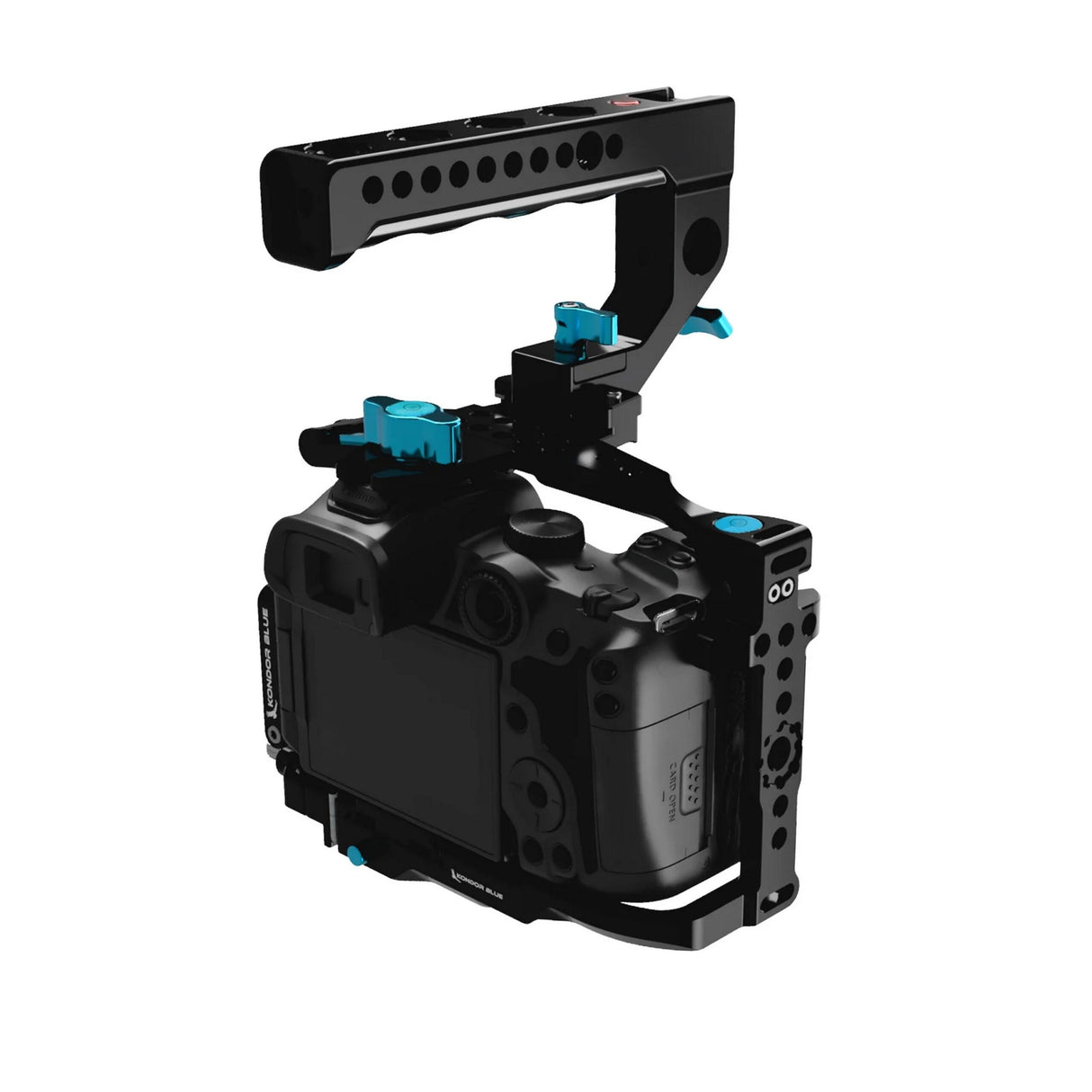 Kondor Blue Arca Cage with Top Handle for Canon R7, Raven Black