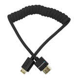 Kondor Blue Coiled Mini HDMI to Full HDMI, 12-24-Inch, Black