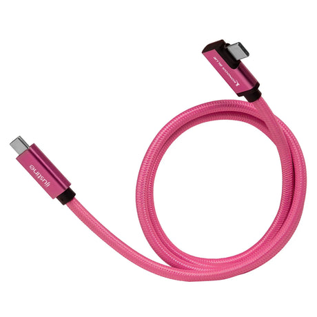 Kondor Blue KB-USBC-RA36-J iJustine Pink USB C 3.1 Data and Charging Cable, 3-Feet