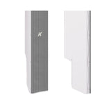 K-Array Python-KP52 I Variable Beam Stainless Steel Line Array Element with 6 x 3-Inch Cones, White