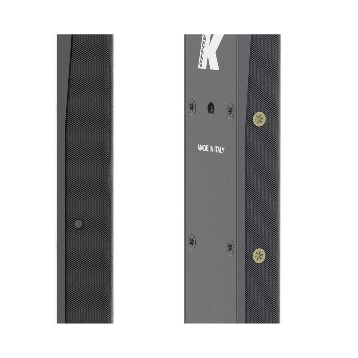 K-Array Vyper-KV25 Ultra-Flat Aluminum Line Array Element with 4 x 1-Inch Cones, Black