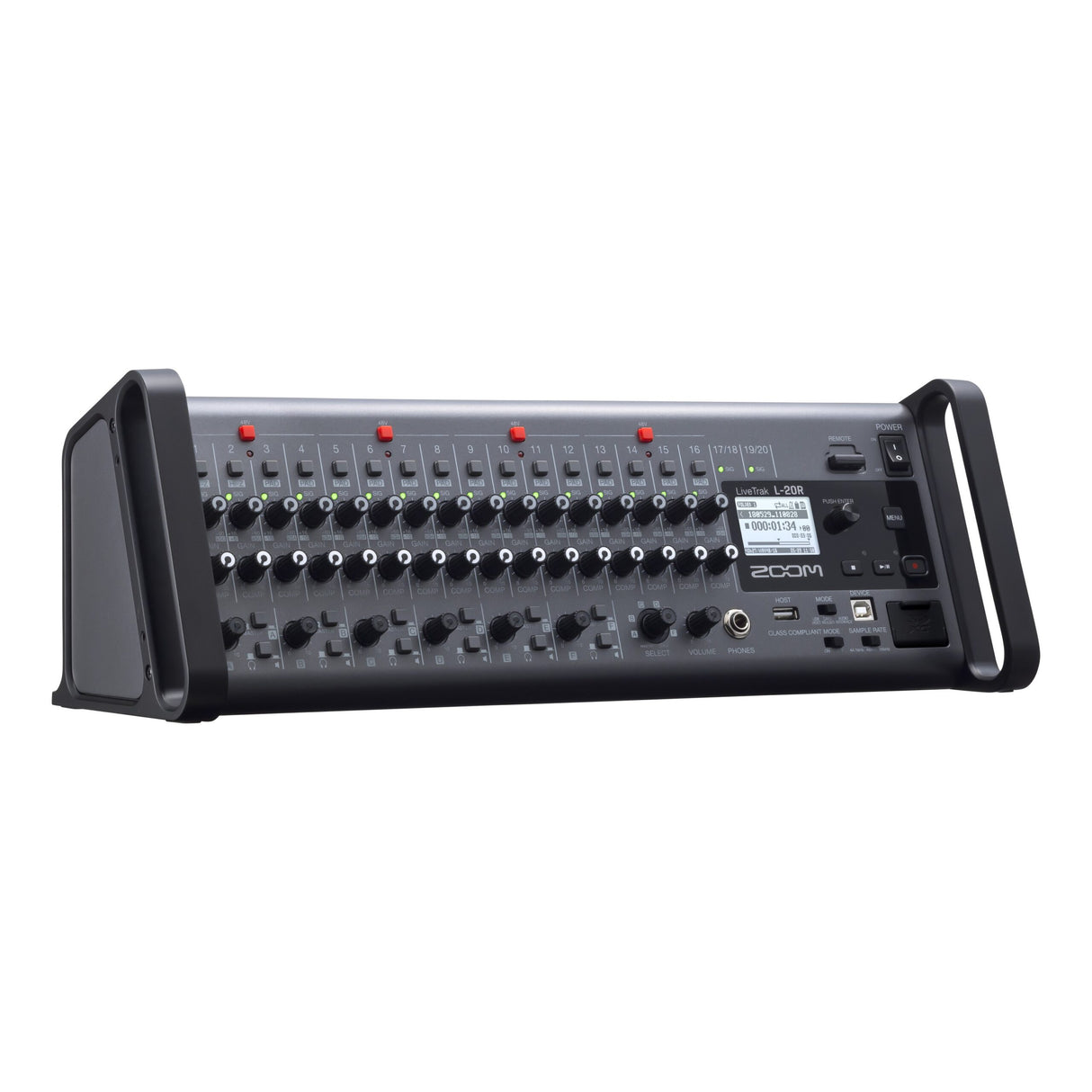 Zoom LIVETRAK L-20R Rackmountable Live Digital Mixer / Recorder