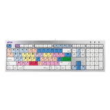 Logickeyboard LKBU-MCOM4-CWMU-US | AVID Media Composer Mac ALBA Keyboard