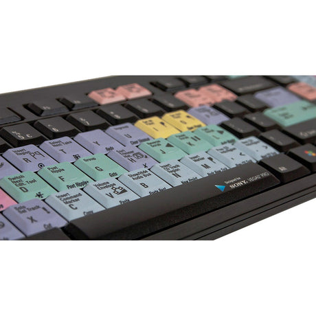 Logickeyboard Sony Vegas Nero Slim Line PC Keyboard | Shortcut Printed Keyboard for Sony Vegas Pro 11 12 13 Nero