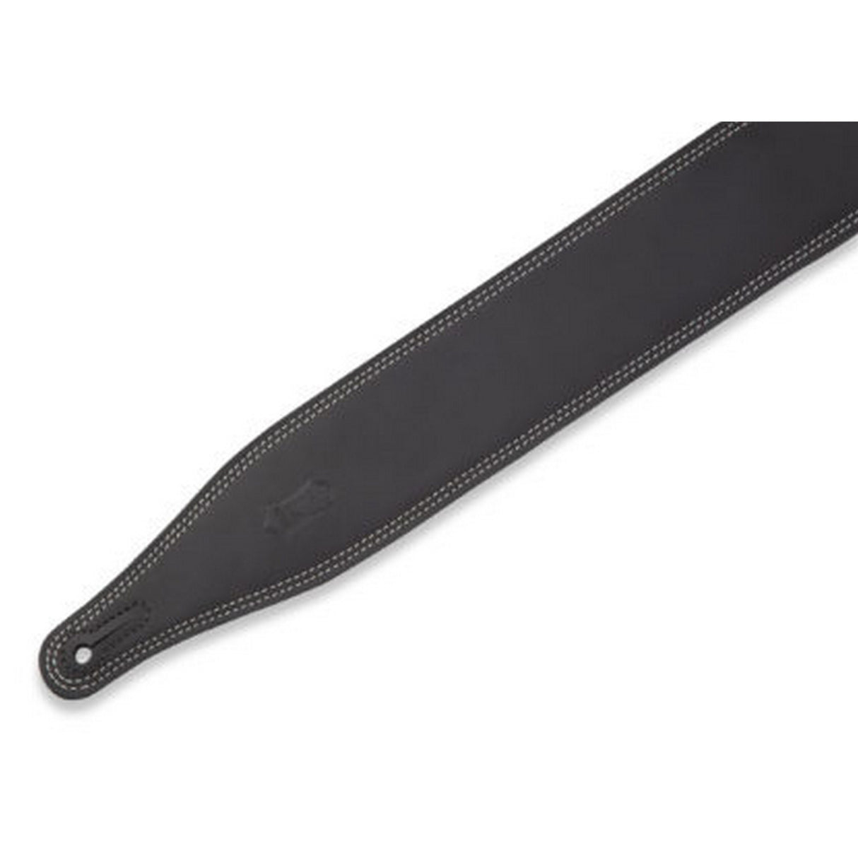 Levy's 25-Inch Wide Garment Leather Guitar Strap, Black