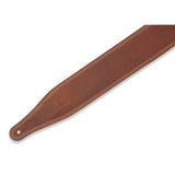 Levy's 25-Inch Wide Garment Leather Guitar Strap, Brown