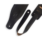 Levy's Favorite Padded Leather Guitar Strap, Black