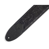 Levy's Sundance Line Palm Jade Guitar Strap, Black