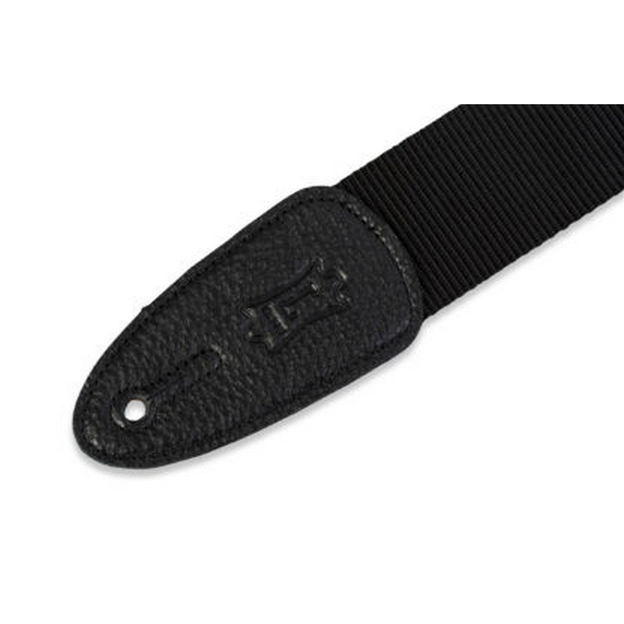 Levy's 2-Inch Wide Black Polypropylene Guitar Strap