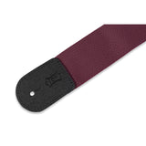 Levy's Basic Poly Guitar Strap, Burgundy