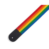 Levy's Basic Guitar Strap, Rainbow, Multi