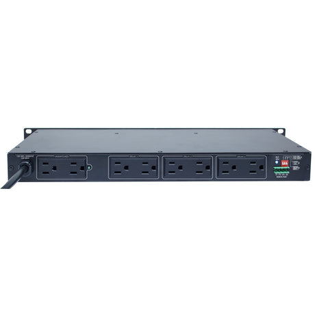 Furman M-8S | 15A Standard Power Conditioner with Power Sequencing 9 Outlets 1RU 10 Feet Cord