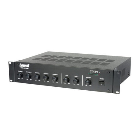Lowell MA125 Mixer with 125W Amplifier, Rackmount