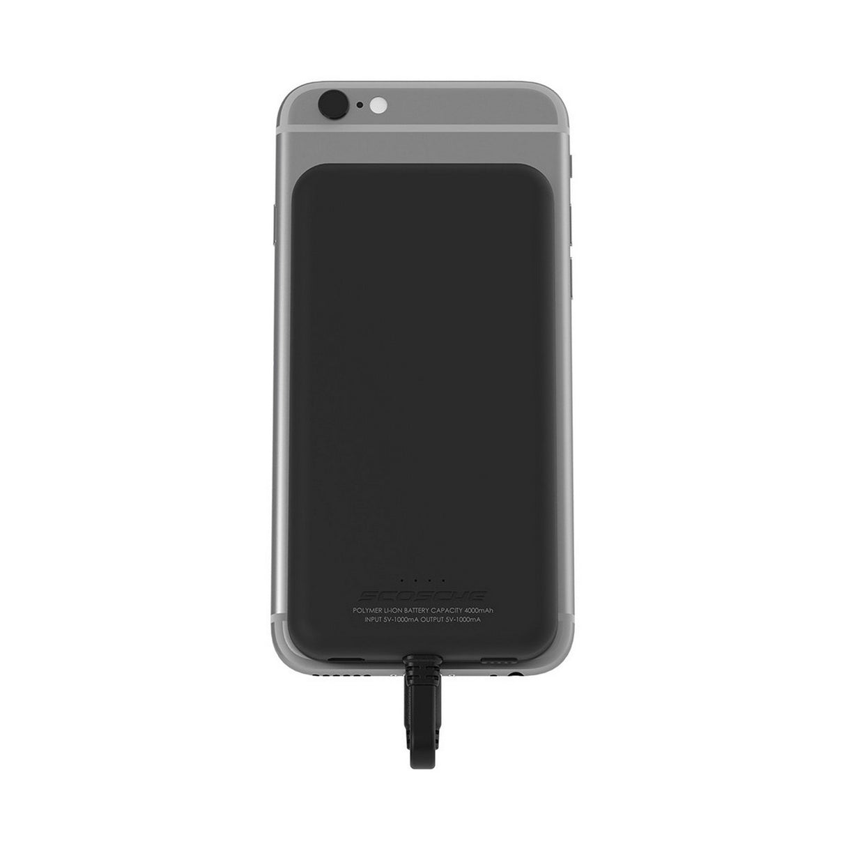 Scosche MAGPB | MagicMount Magnetic Power Bank for Lightning Devices Black