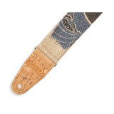 Levy's Island Hemp Guitar Strap, Natural, Multi