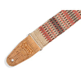 Levy's Towers Hemp Guitar Strap, Natural, Multi