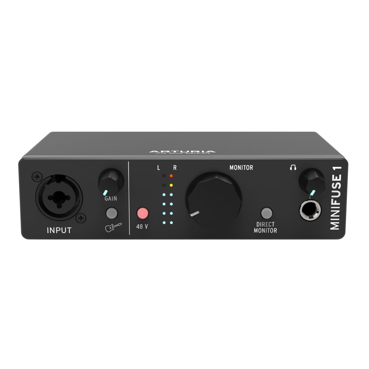 Arturia MiniFuse 1 USB-C Audio Interface, Black