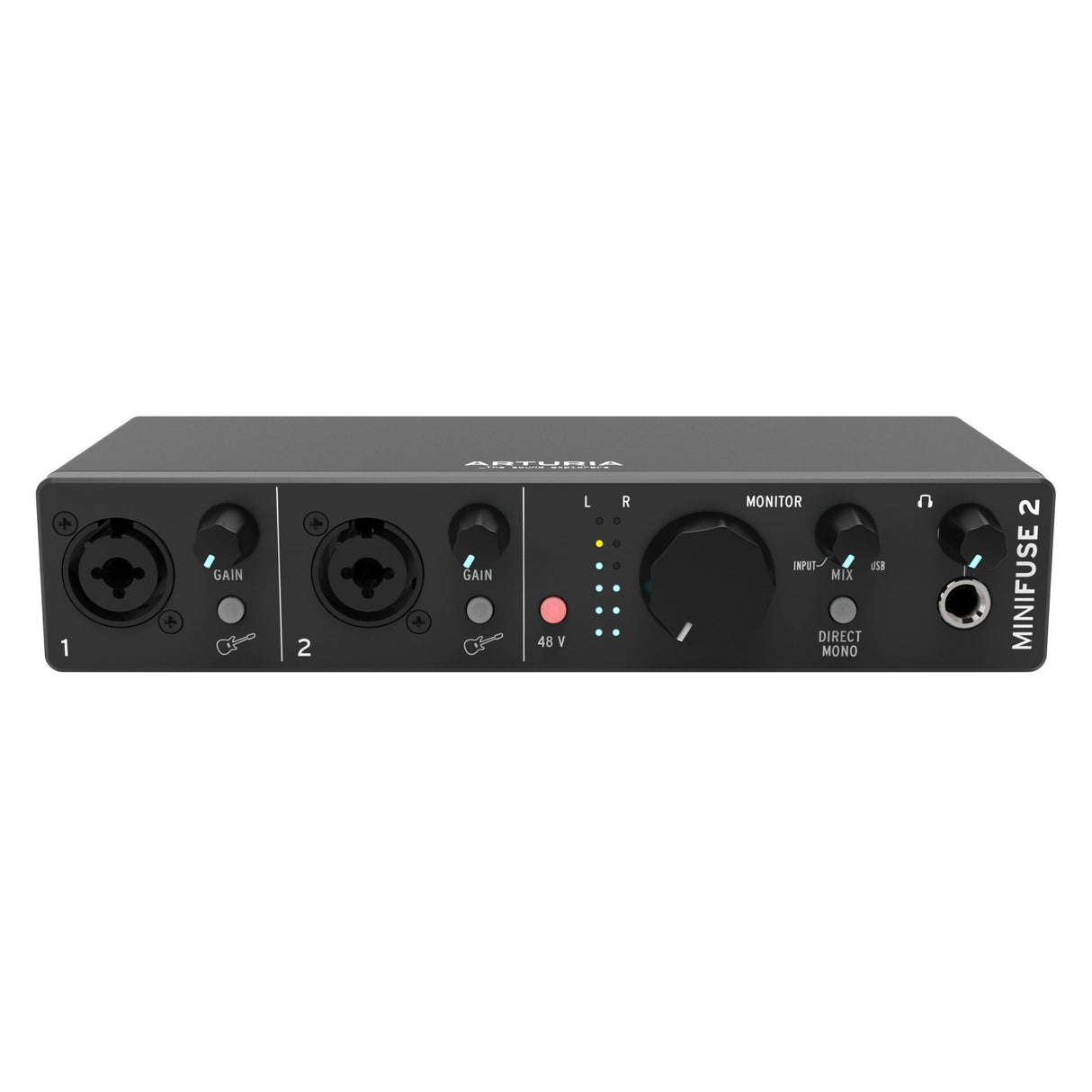 Arturia MiniFuse 2 USB-C Audio Interface, Black (Used)