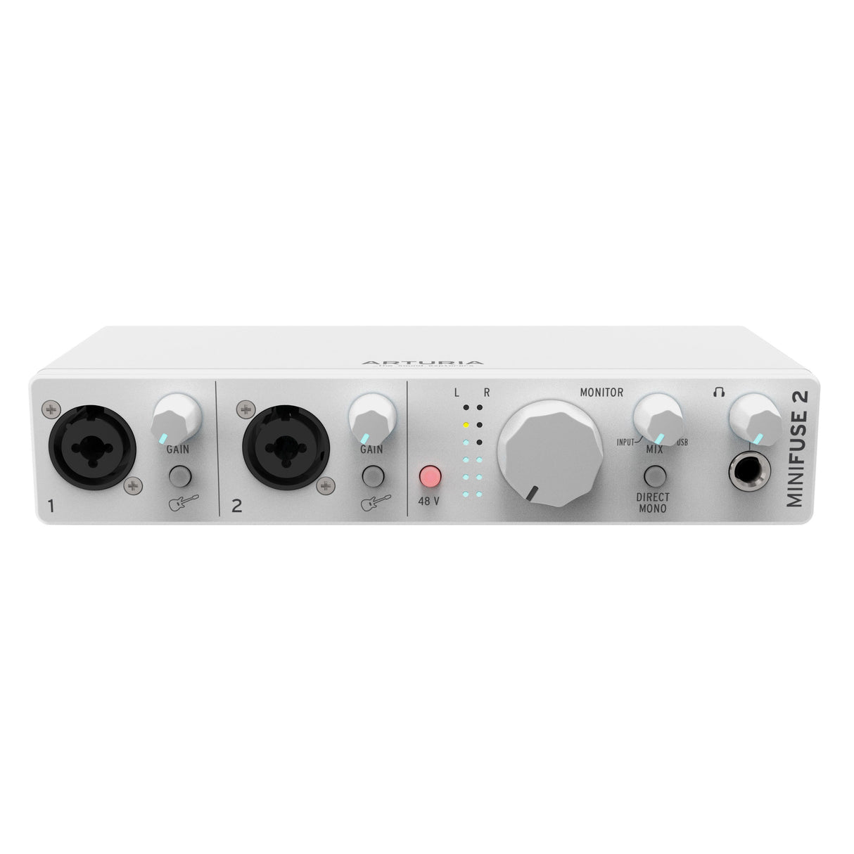 Arturia MiniFuse 2 USB-C Audio Interface, White (Used)