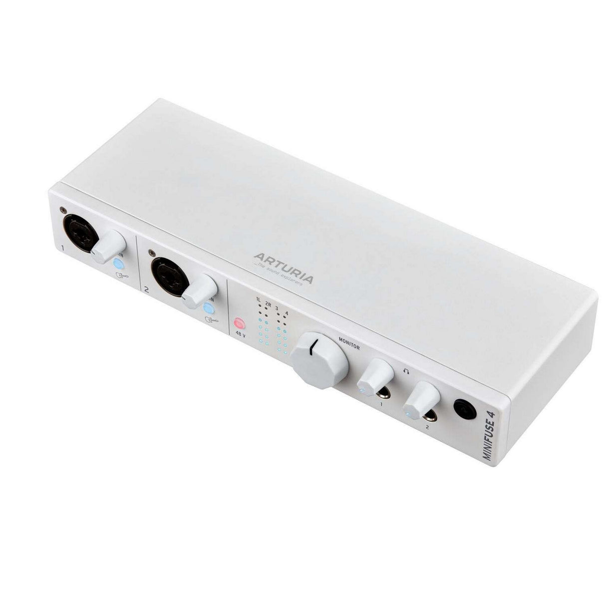 Arturia MiniFuse 4 USB Type-C 4 x 4 Audio Interface, White