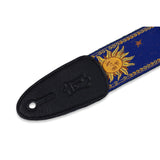 Levy's 2-Inch Sun Design Jacquard Weave Guitar Strap