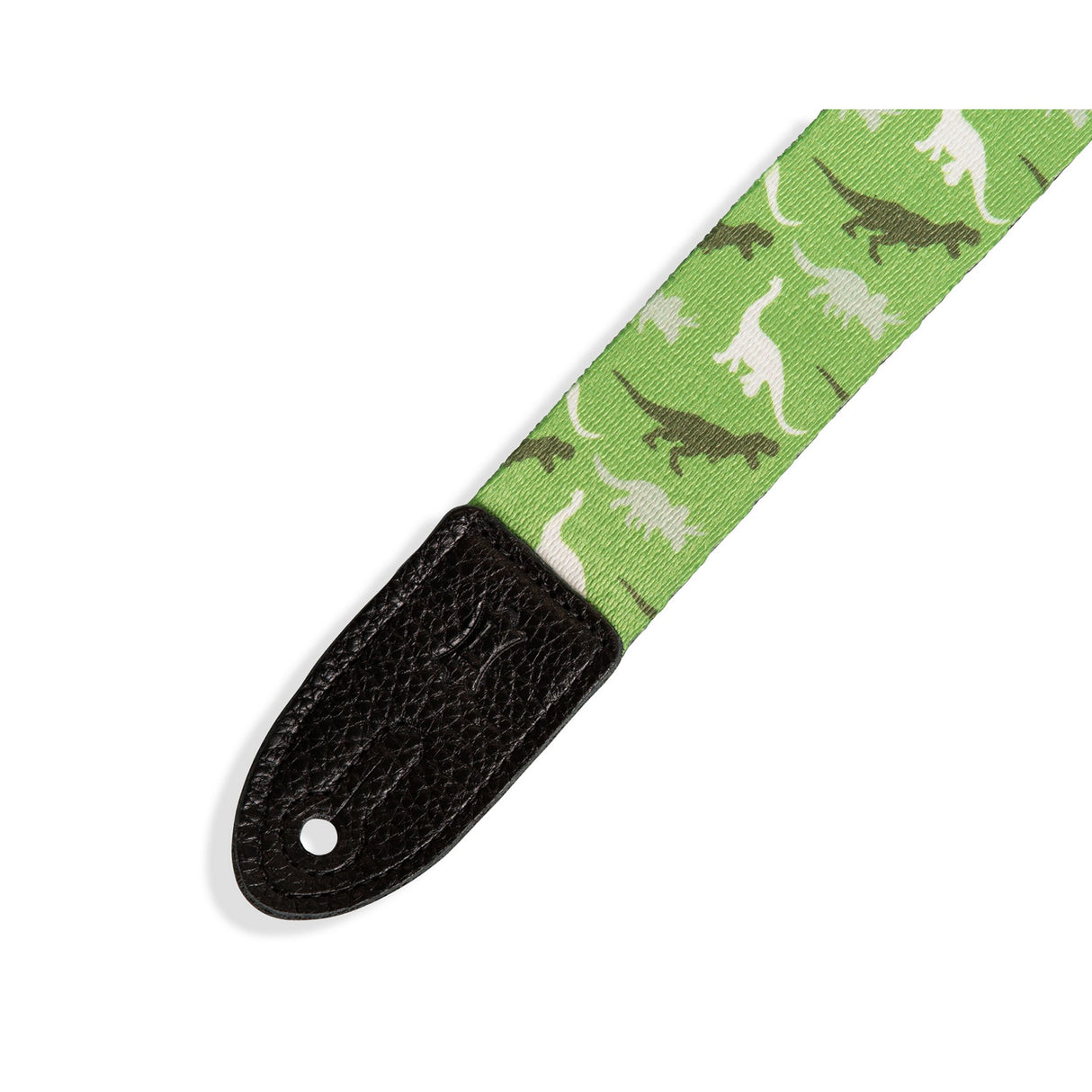 Levy's Dinosaur Guitar Strap, Green, White, Camo