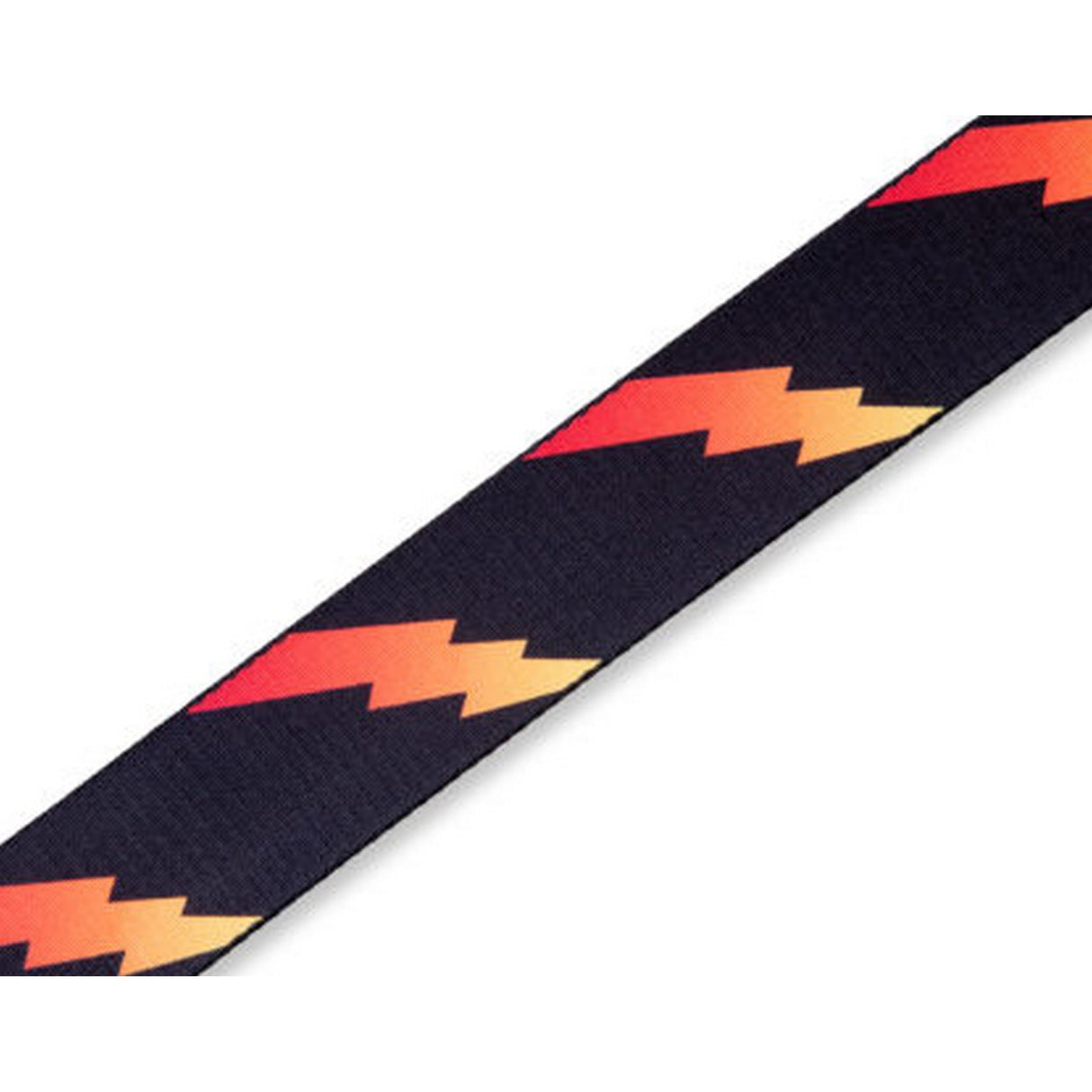 Levy's 2-Inch Print Guitar Strap on Polyester with Suede Leather Ends