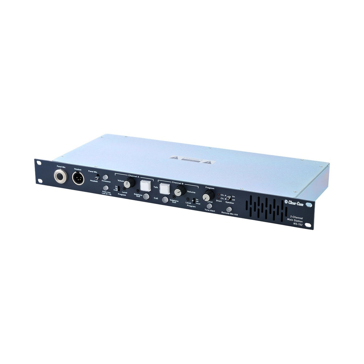 Clear-Com MS-702 | 2 Channel Headset Speaker Main Station Intercom