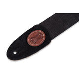 Levy's Signature Cotton Guitar Strap, Black