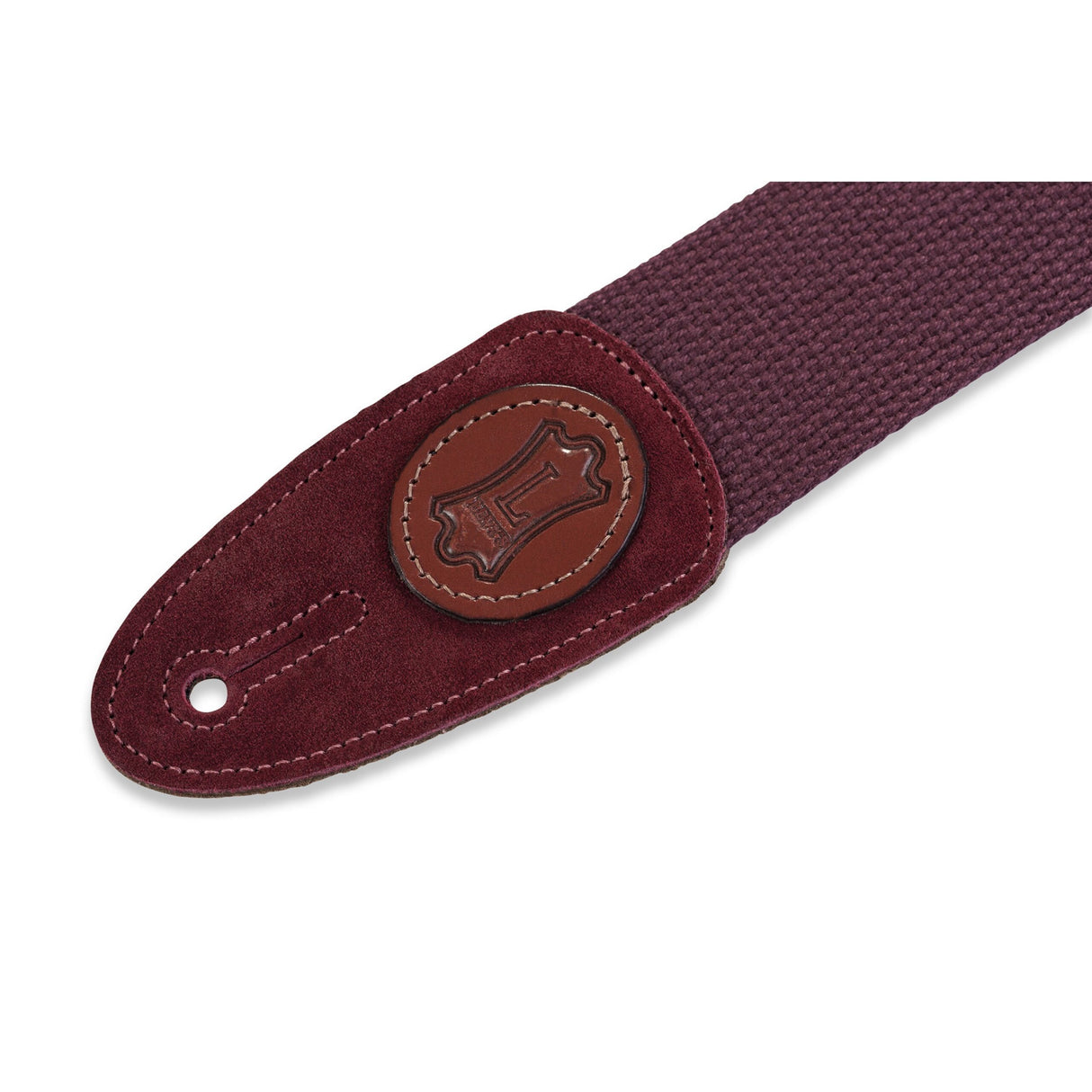 Levy's Signature Cotton Guitar Strap, Burgundy