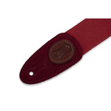 Levy's Signature Cotton Guitar Strap, Red