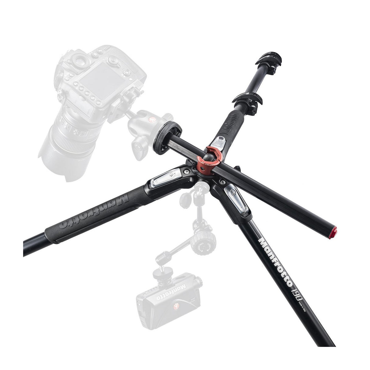 Manfrotto MT190XPRO4 Horizontal Column Aluminum 4 Section Tripod (Used)