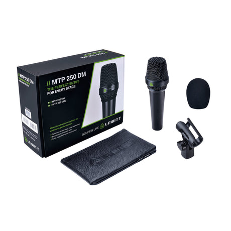Lewitt MTP 250 DM Handheld Dynamic Cardioid Vocal Microphone without Switch