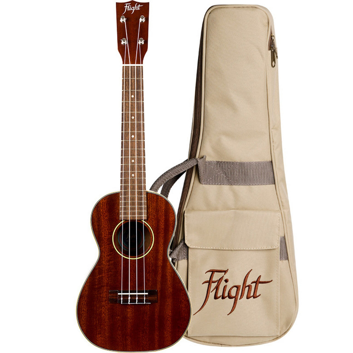 Flight MUC2 Solid Mahogany Concert Ukulele