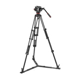 Manfrotto MVK504XTWINGA 504X Fluid Video Head with Aluminum Twin Leg Tripod